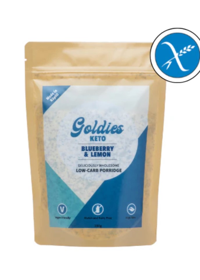 Goldies Blue/Lem Pouch - Glam Food Shop