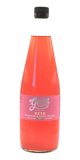 Rhubarb and Rose Splash-Keto Light Water Flavouring-Glam Food Kapiti ...