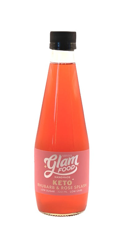 Rhubarb and Rose Splash-Keto Light Water Flavouring-Glam Food Kapiti ...