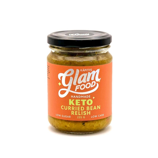 Curried Bean Relish - med - Glam Jams Kapiti  