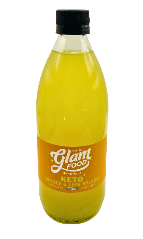 Ginger Lime  Splash 500ml - Glam Food Kapiti