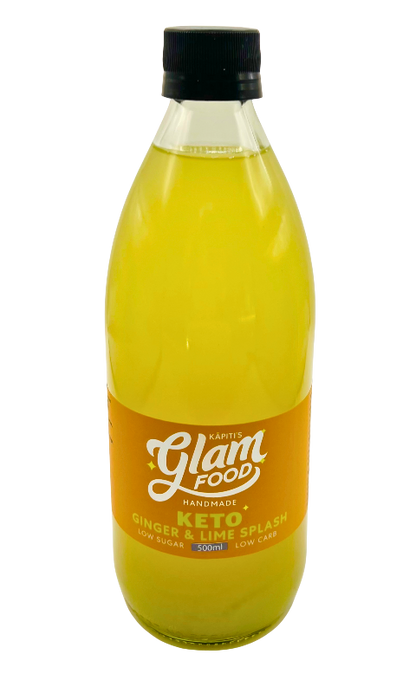 Ginger Lime  Splash 500ml - Glam Food Kapiti