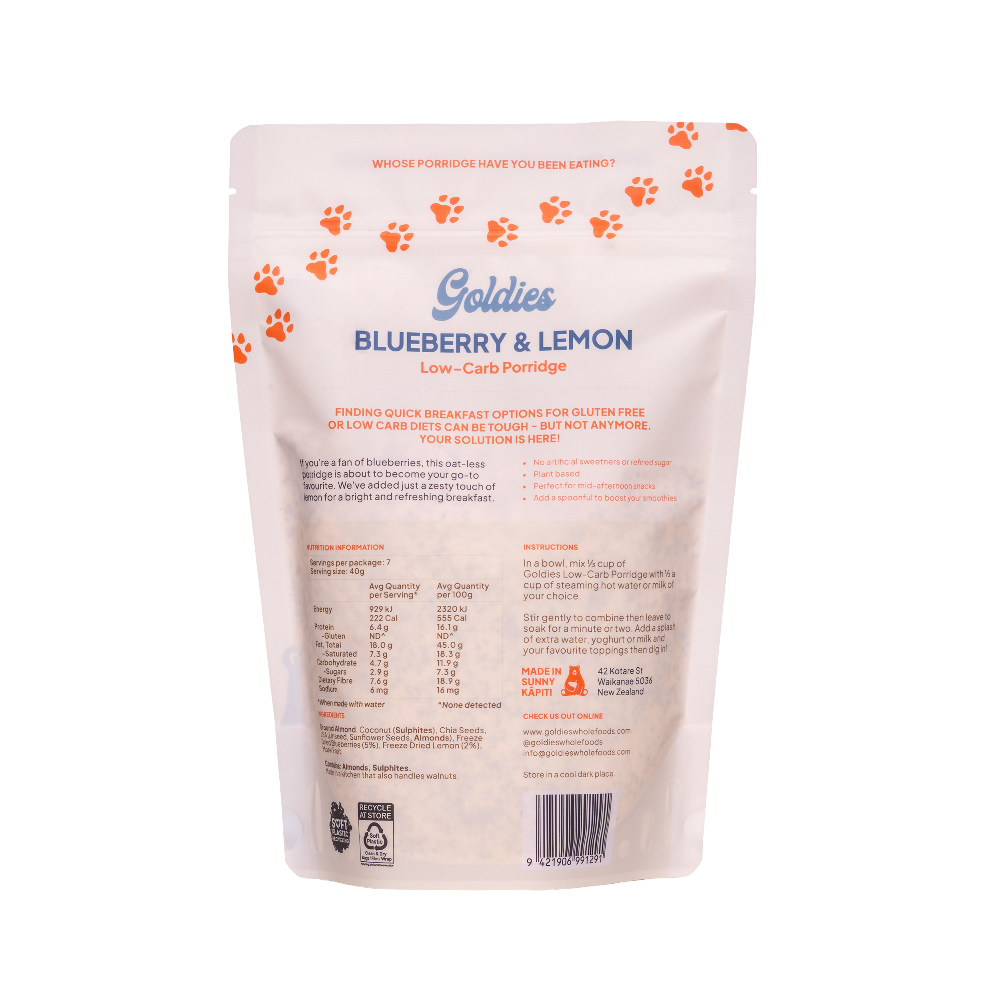 Blueberry Pouch back - goldies - glam food store