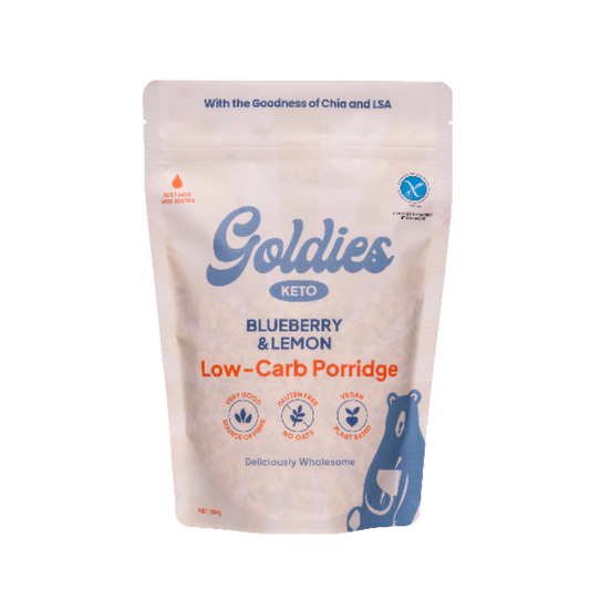 Blueberry Pouch Front- goldies - glam food store