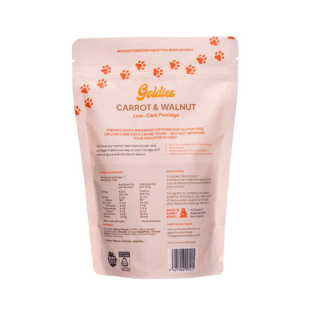 Carrot Pouch Back - goldies - glam food store