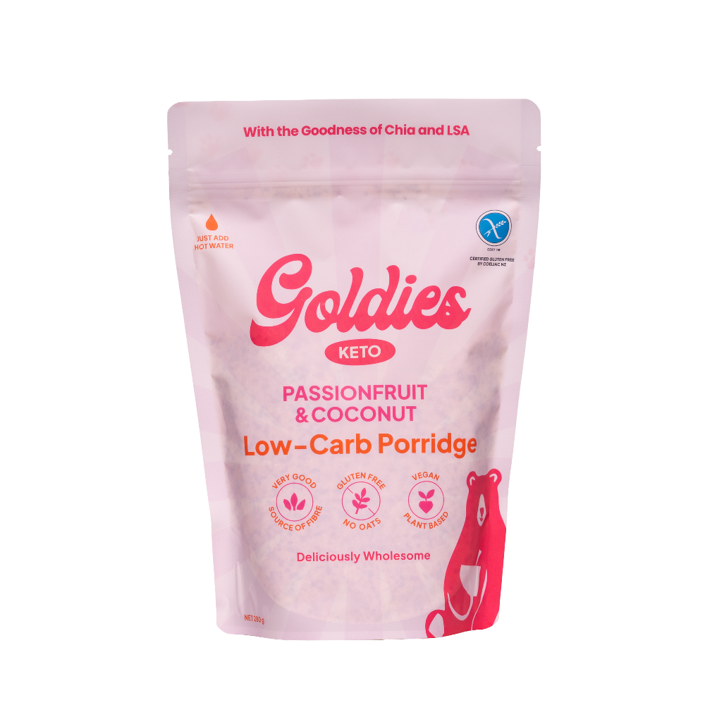 Passionfruit Pouch Front - goldies - glam food store