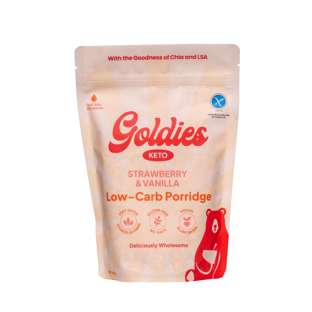 Strawb Pouch Front - goldies - glam food store