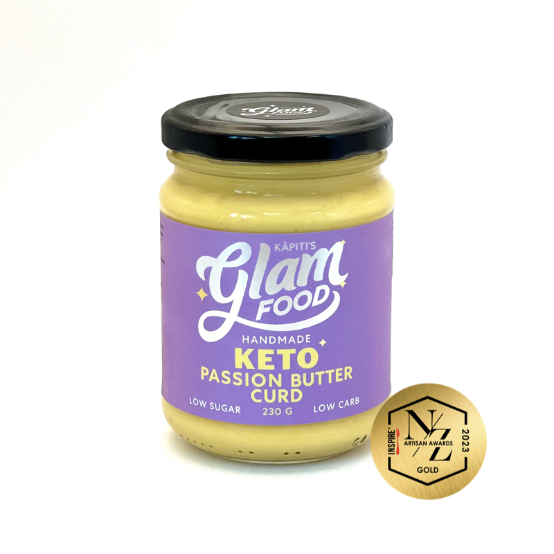 Passion Butter Curd-Med-Glam Food Kapiti