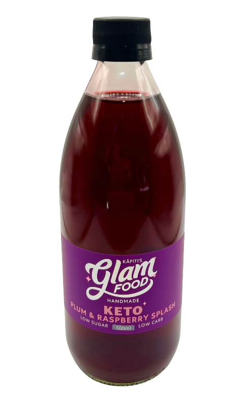 Plum Raspberry Splash 500ml - Glam Food Kapiti
